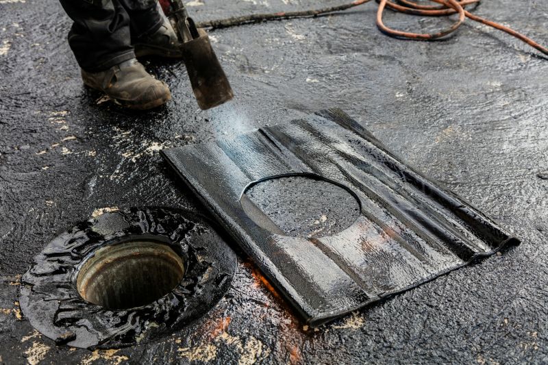 Single Ply Roof Installation